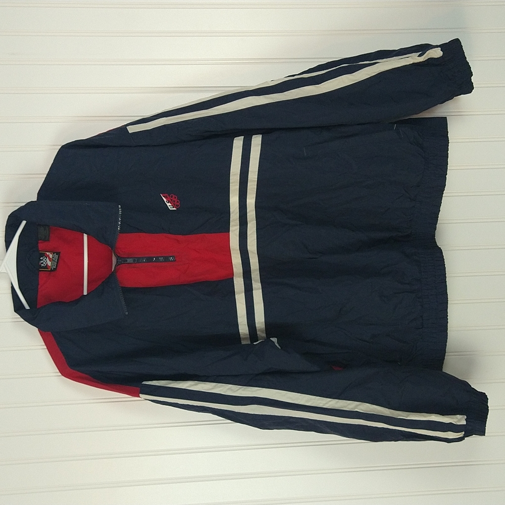 Vintage Olympic Windbreaker 1/4 Zip Size XL
